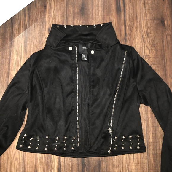 Forever 21 Jackets & Blazers - Studded Suede Jacket